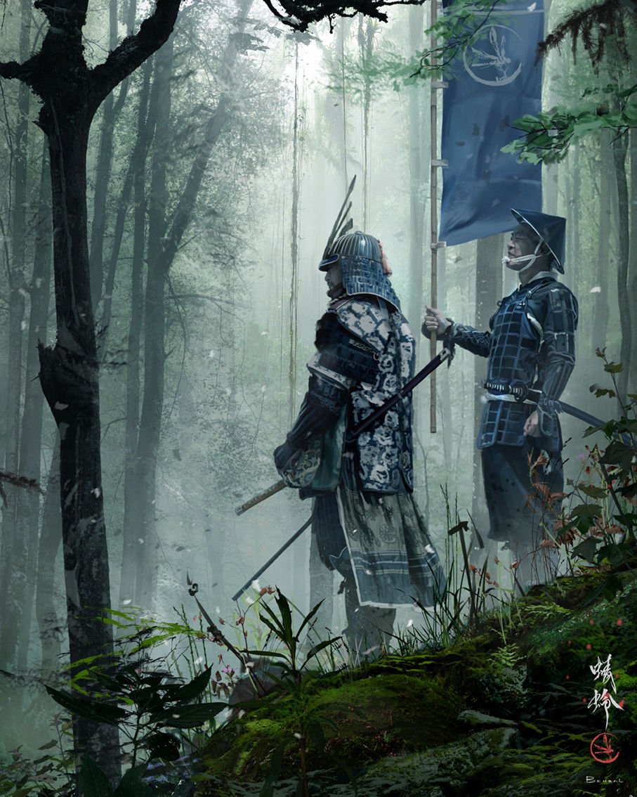 Samurai-Warrior-Forest