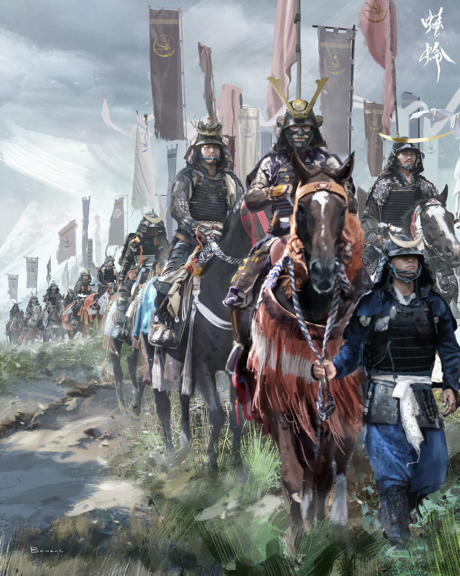 Samurais-forest-horses