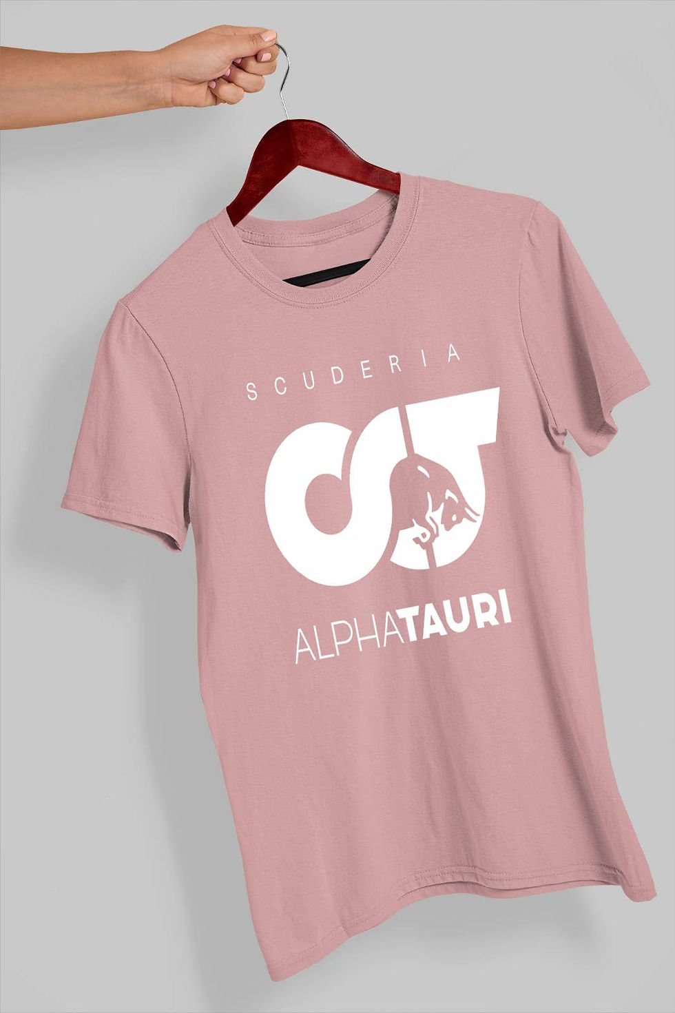 Miniatura: Scuderia Alpha Tauri - Logo Branco