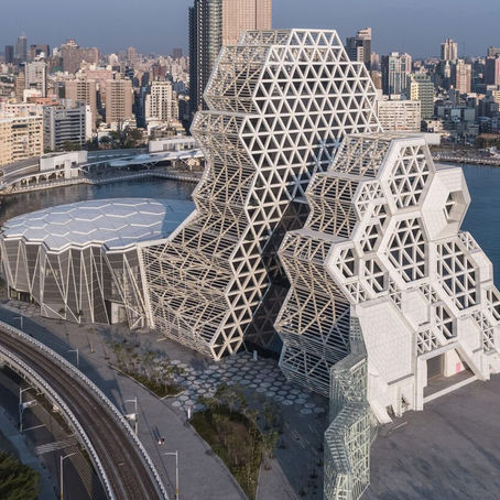 CUADRICULA HEXAGONAL DEL CENTRO DE MUSICA POP KAOHSIUNG