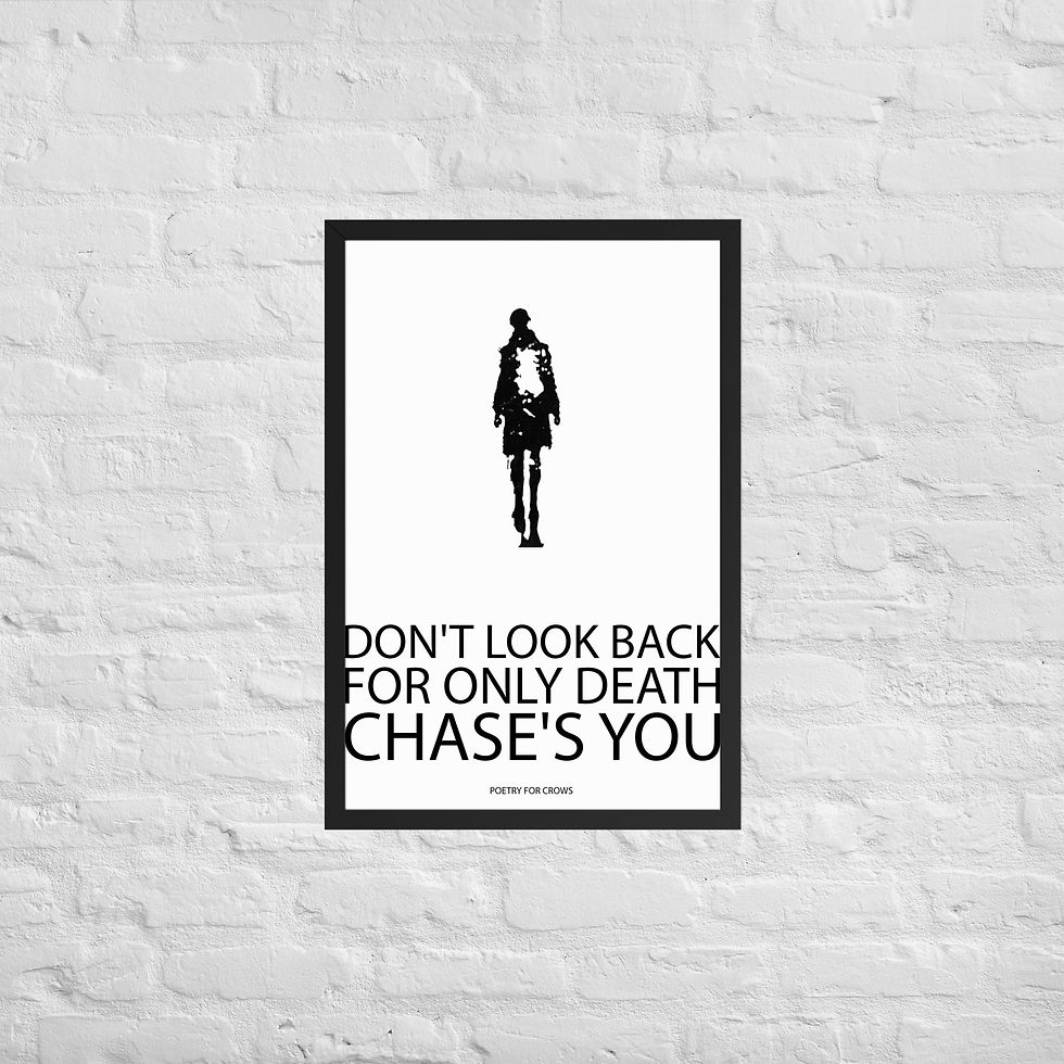 Thumbnail: Don't Look Back Framed Poster