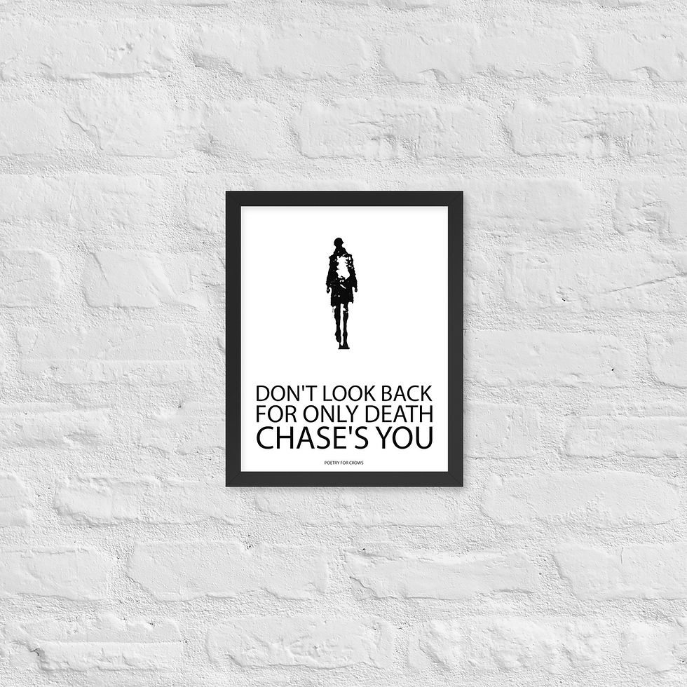 Thumbnail: Don't Look Back Framed Poster