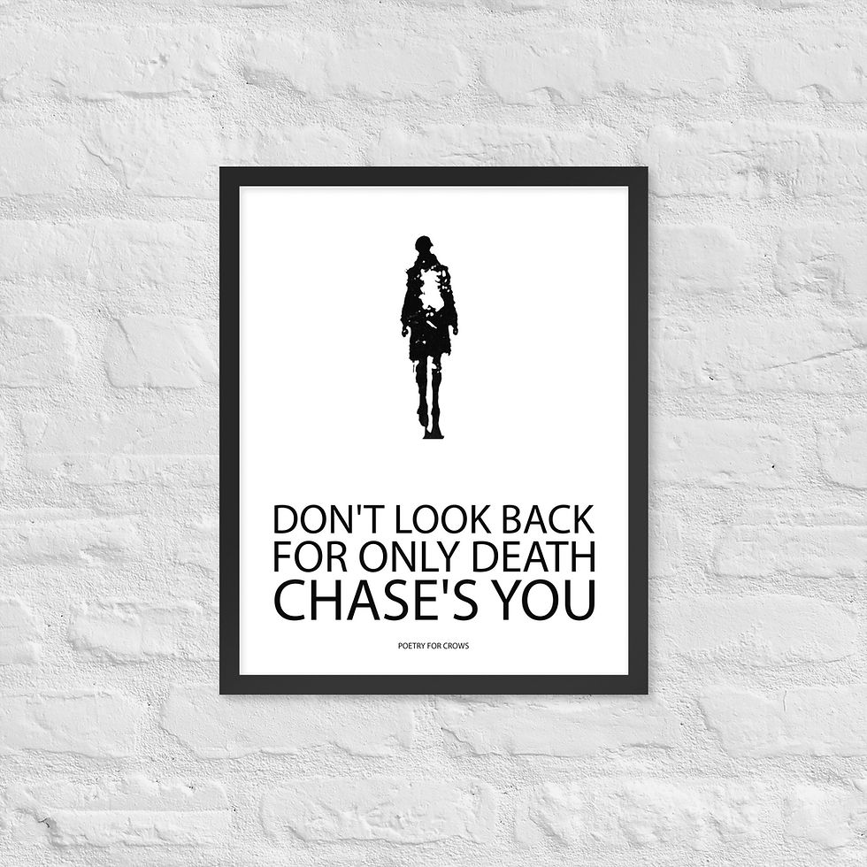 Thumbnail: Don't Look Back Framed Poster