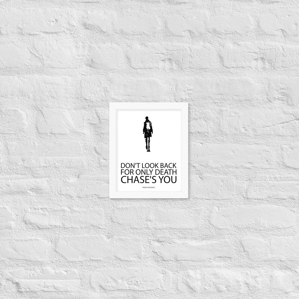 Thumbnail: Don't Look Back Framed Poster