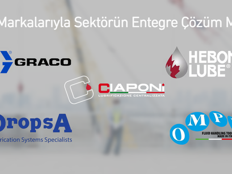 Dünyanın Yağlama Devleri Hidrogres Çatısı Altında: Graco, Heboni Lube Dropsa, Ciaponi ve Ompi