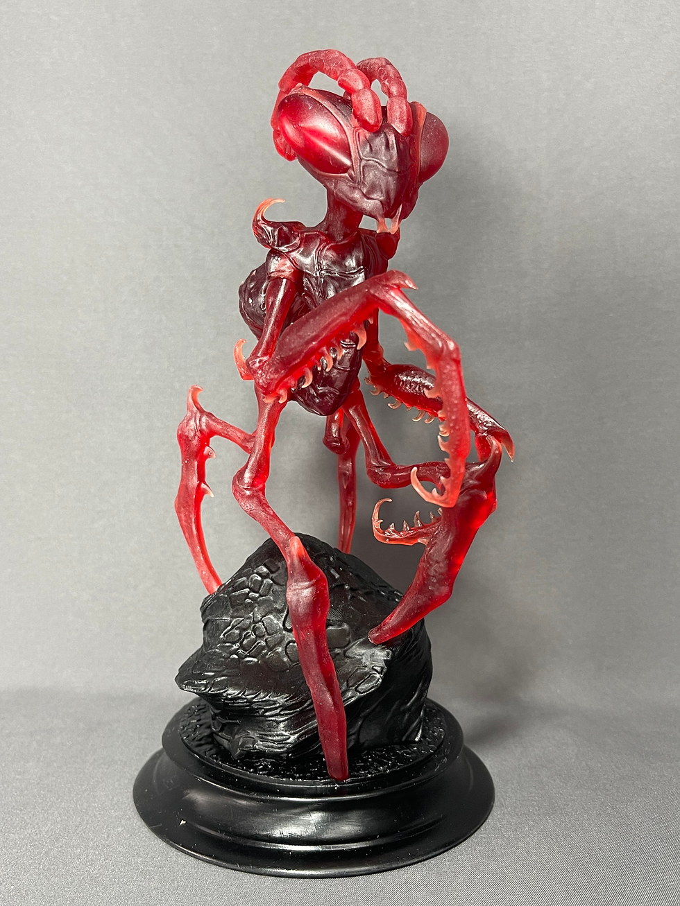 Thumbnail: Mantis Kit - Unpainted - Red w/ Black Base