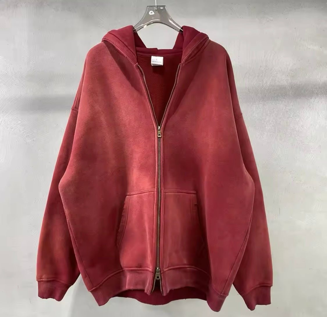 NAVYCEALSHYT COLLECTION (RED BANGA) HOODIE ZIPPER