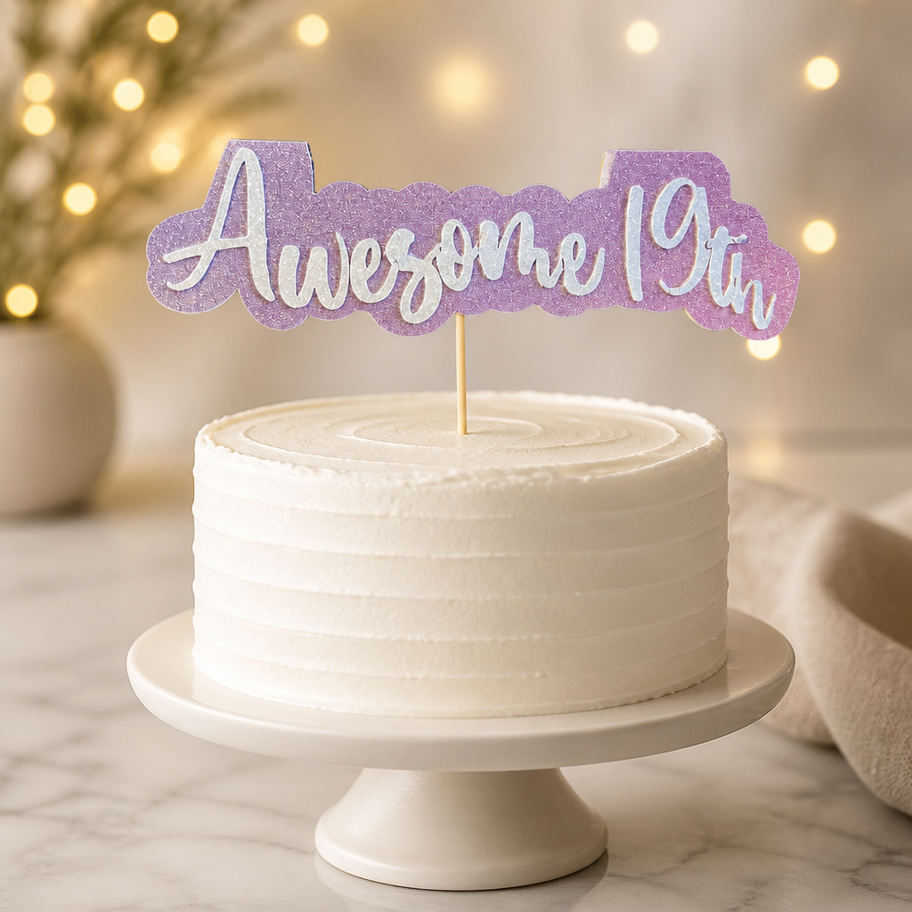 PERSONALIZED CAKE TOPPER