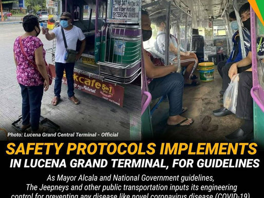 LCH NEWS: Safety Protocols implements in Lucena Grand Terminal