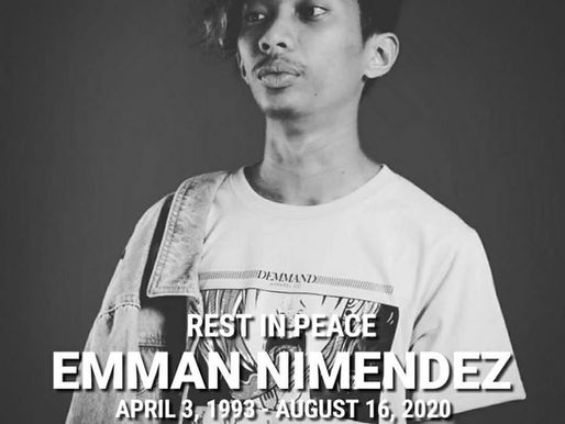Vlogger Emman Nimendez, passed away on Sunday — LCH NEWS