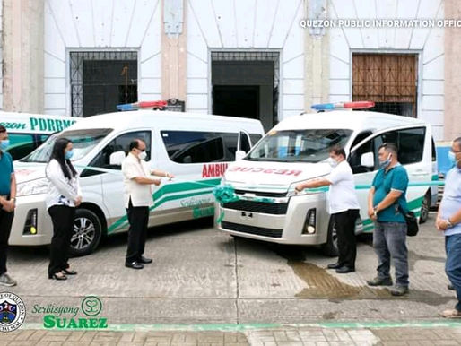 Blessing of Ambulance and Rescue Vehicles for PDRRMO Quezon — LCH NEWS
