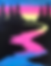 Neon Twilight: River of Reflections