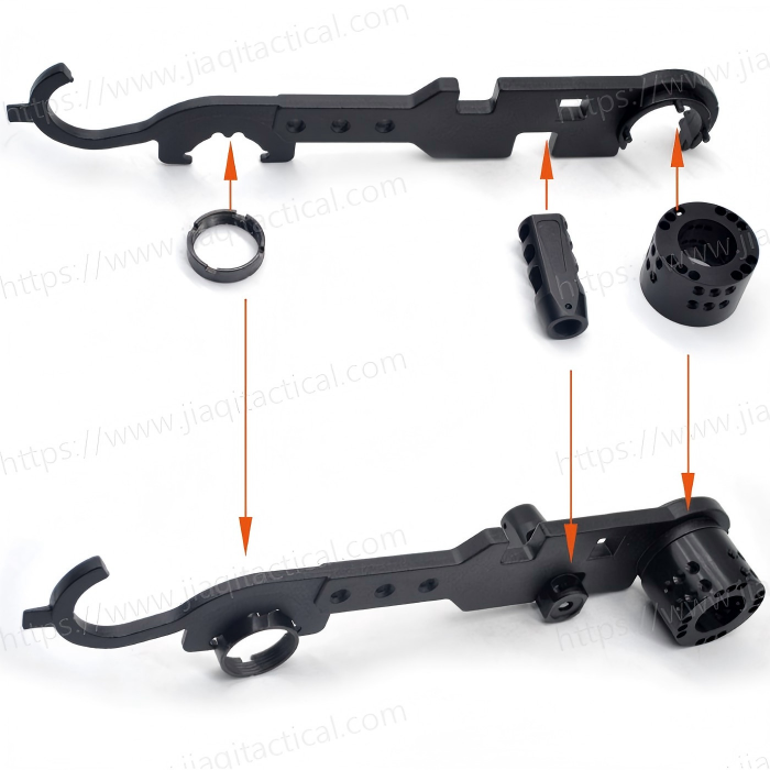 Universal .223/5.56 Combo Armorer Multi Gun Wrench Tool for M4 M16 AR15 Field Quick Removal 