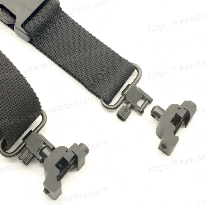 Tactical webbing Sling Strap belt 1.25 Inch Adjustable with Quick Release with 21mm standard picatinny base mount