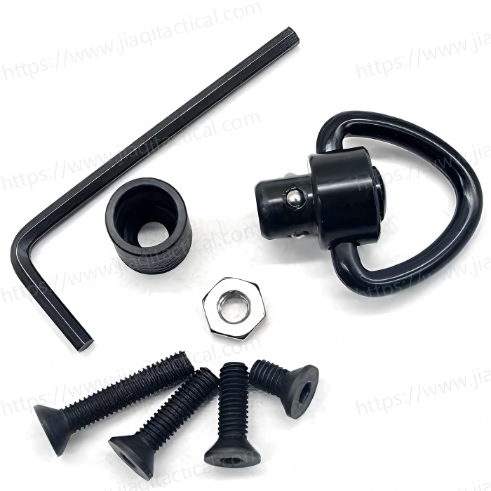 Heart Shape Sling Swivel Mount with Receiver Insert and Screw Studs in 4 Lengths Heavy Duty Kit
