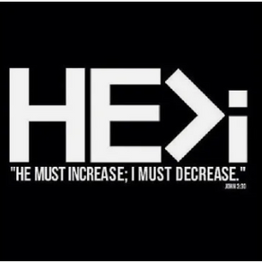 More of Him... Less of Me