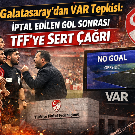 Galatasaray’dan TFF’ye Çağrı: “İptal Edilen Gol Kabul Edilemez”