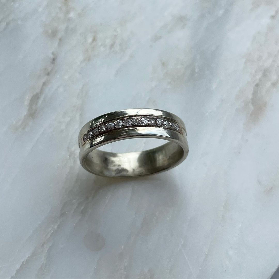 White Gold Diamond Ring