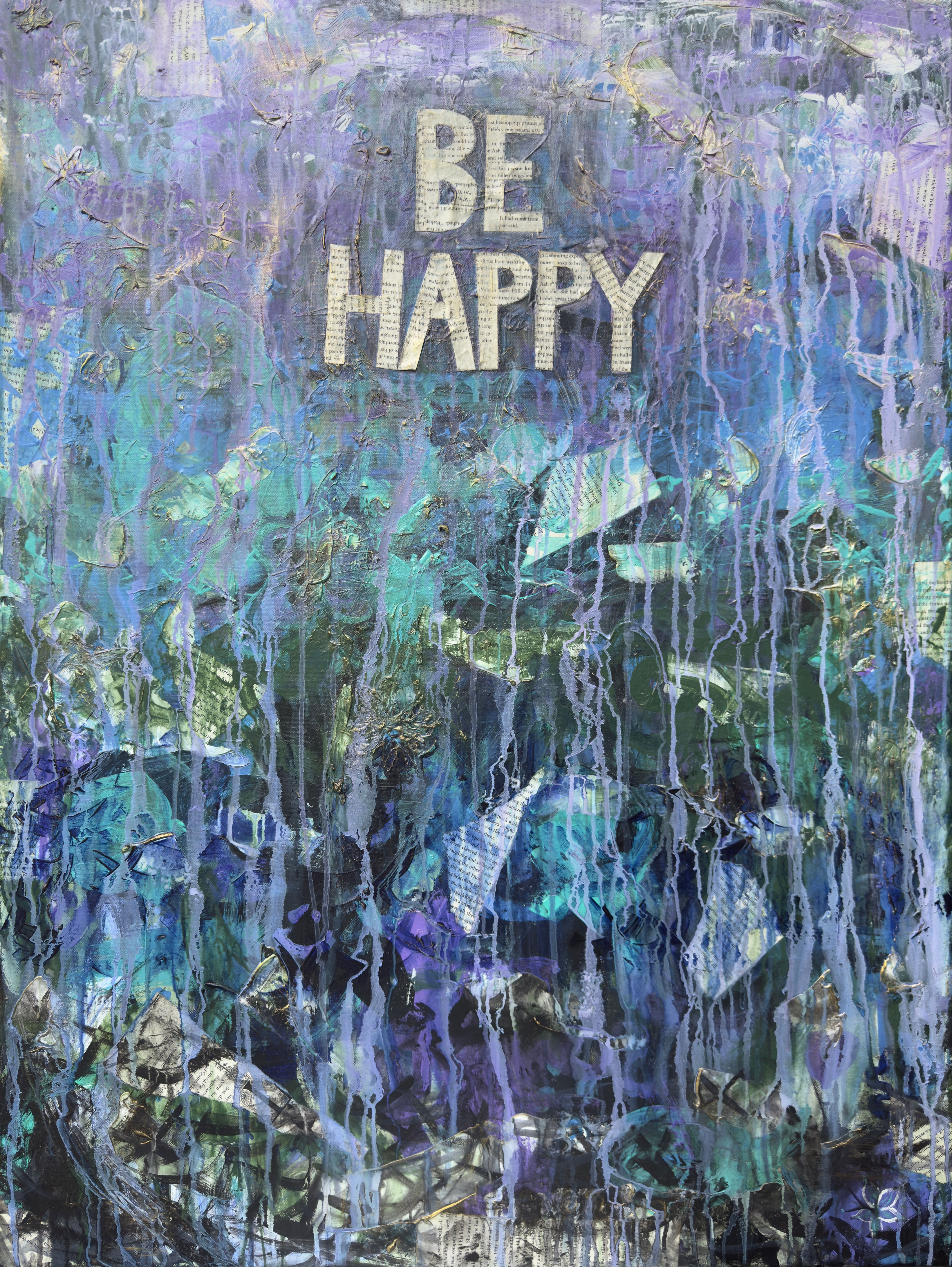 "Be Happy Print"