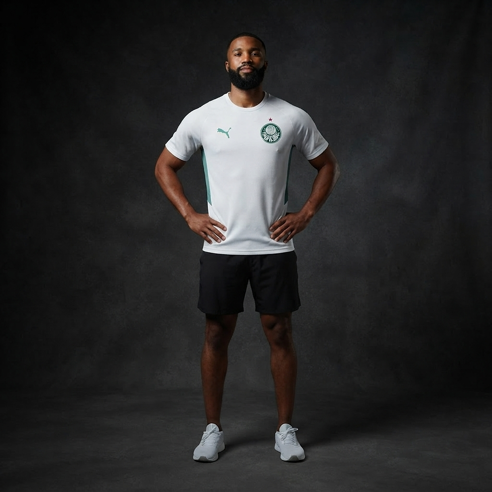 Miniatura: Camisa Palmeiras Treino 26/27 - Torcedor Puma Masculina - Branca e verde