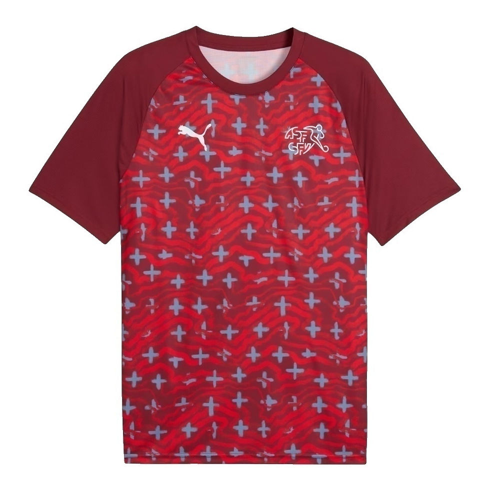 Miniatura: Camisa Seleção Suíça Pré-jogo 26/27 - Torcedor Puma Masculina - Vermelha