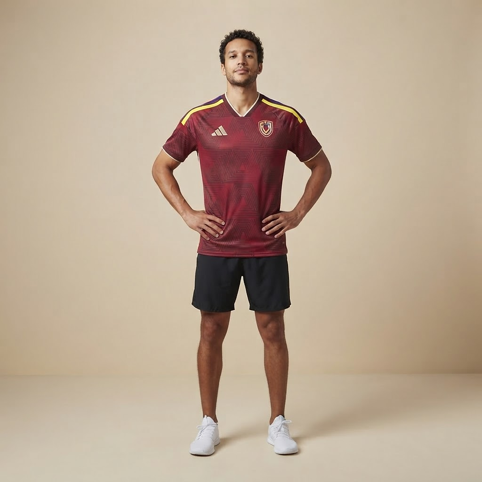 Miniatura: Camisa Seleção Venezuela I 26/27 - Torcedor Adidas Masculina - Bordô