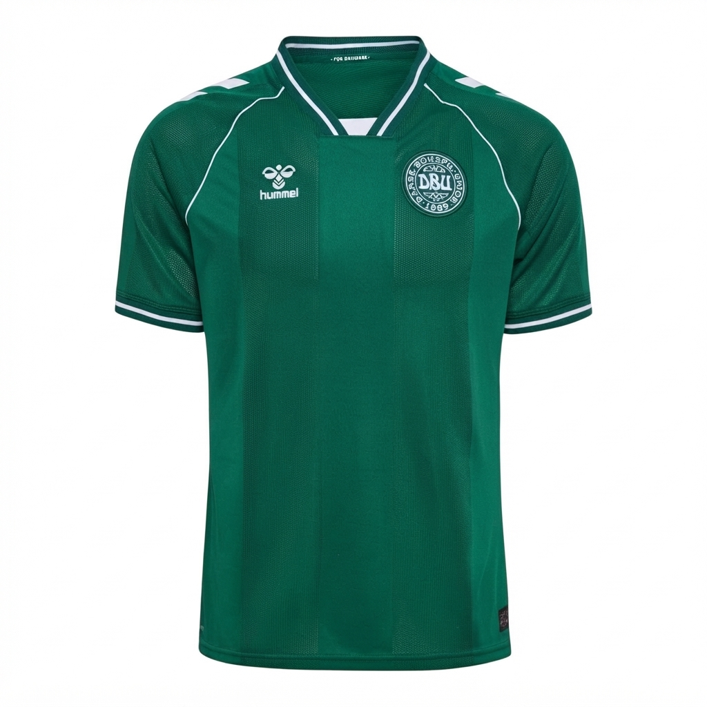 Camisa Seleção Dinamarca Goleiro II 26/27 - Torcedor Hummel Masculina - Verde