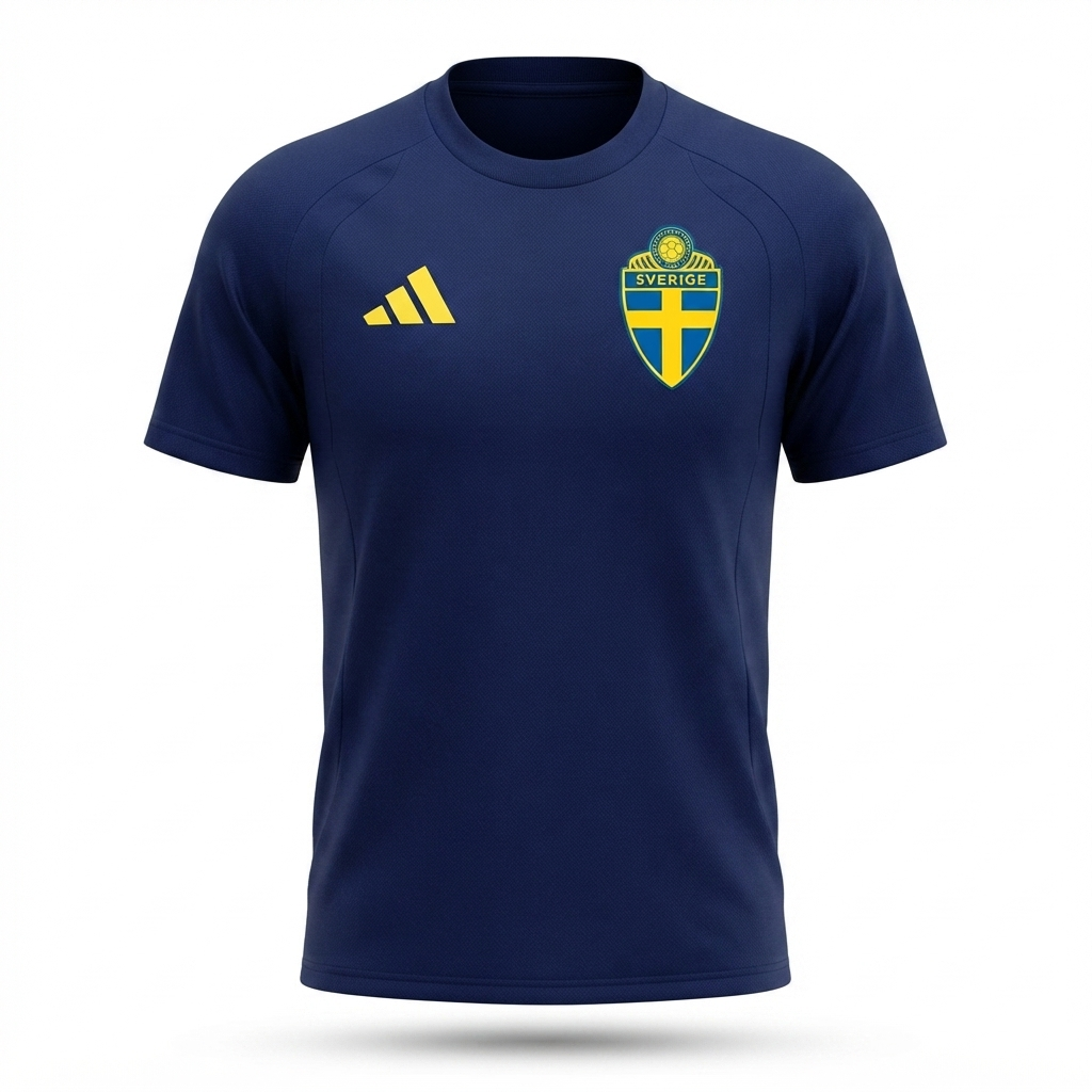 Camisa Seleção Suécia Treino 26/27 - Torcedor Adidas Masculina - Azul
