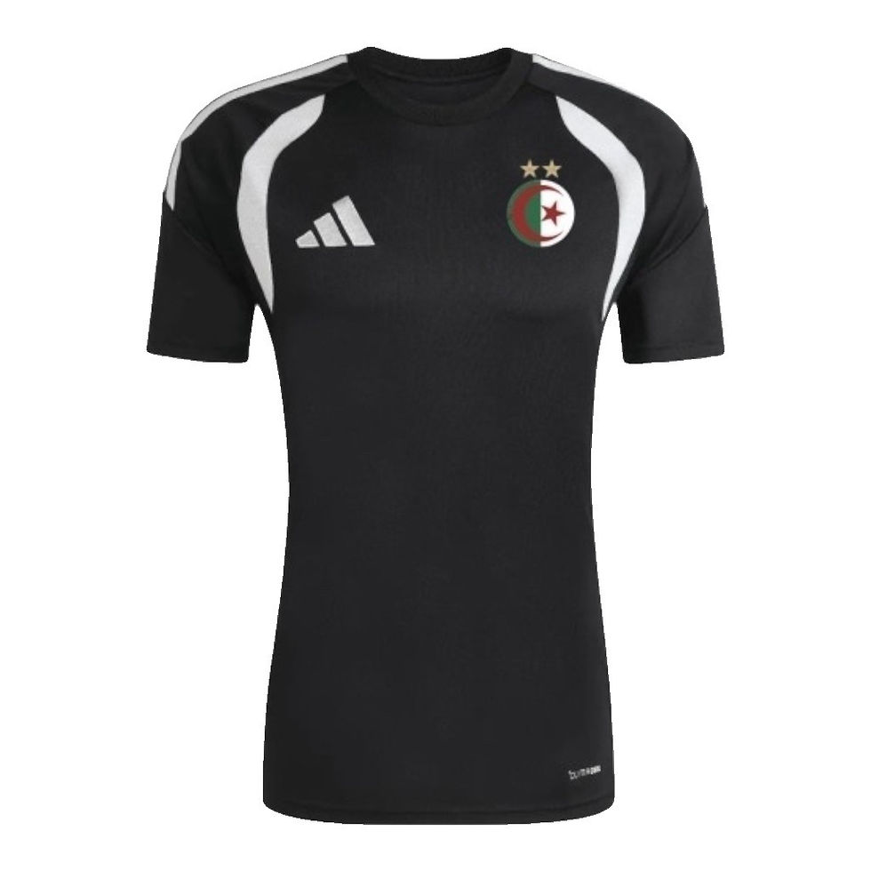 Miniatura: Camisa Seleção Argélia Treino 26/27 - Torcedor Adidas Masculina - Preta com