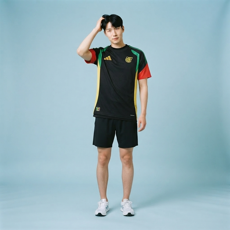 Miniatura: Camisa Seleção Jamaica Treino 26/27 - Torcedor Adidas Masculina - Preta com