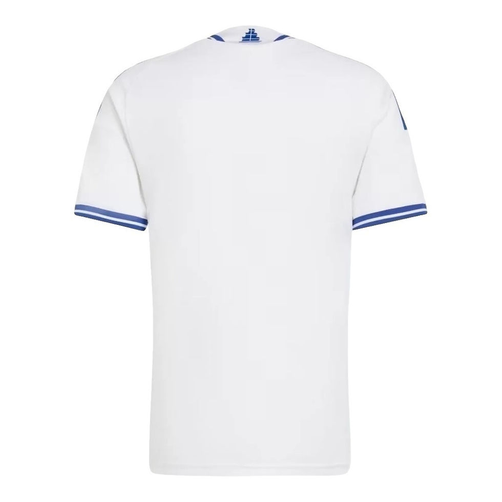 Miniatura: Camisa Seleção Grécia I 26/27 - Torcedor Adidas Masculina - Branca com detalhes