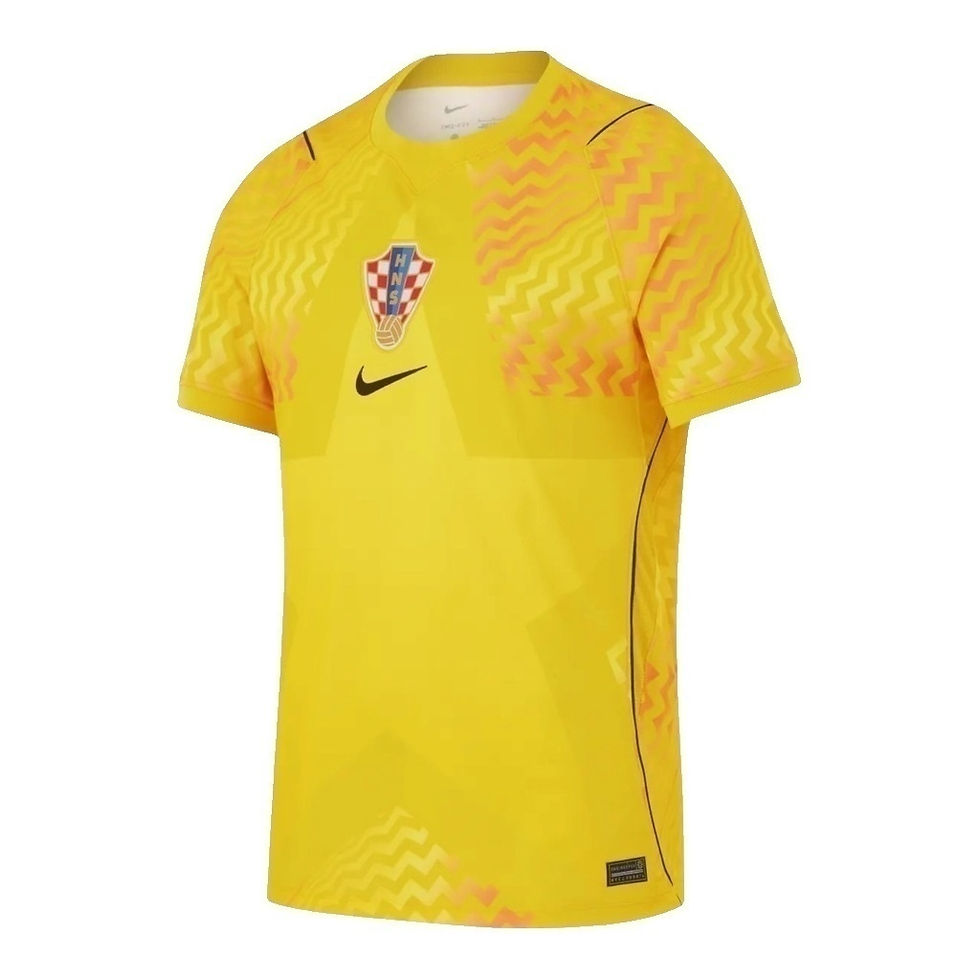 Miniatura: Camisa Seleção Croácia Goleiro 26/27 - Torcedor Nike Masculina - Amarela