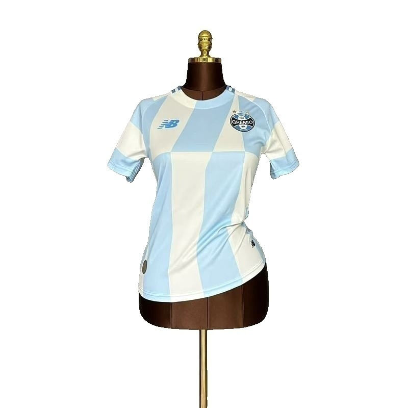 Miniatura: Camisa Grêmio II 26/27 - Torcedor New Balance Feminina - Azul clara e branca