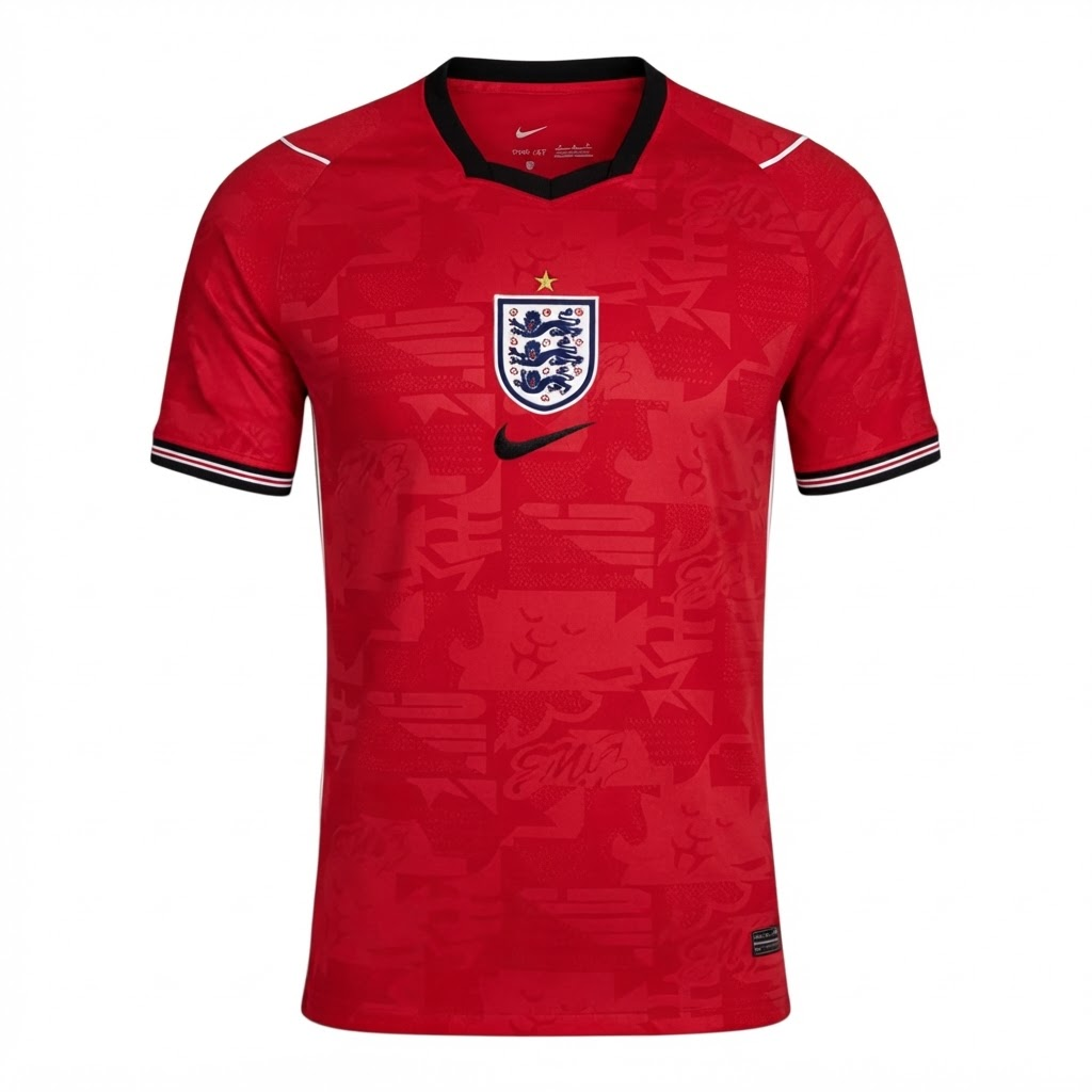 Camisa Seleção Inglaterra II 26/27 - Torcedor Nike Masculina - Vermelha com