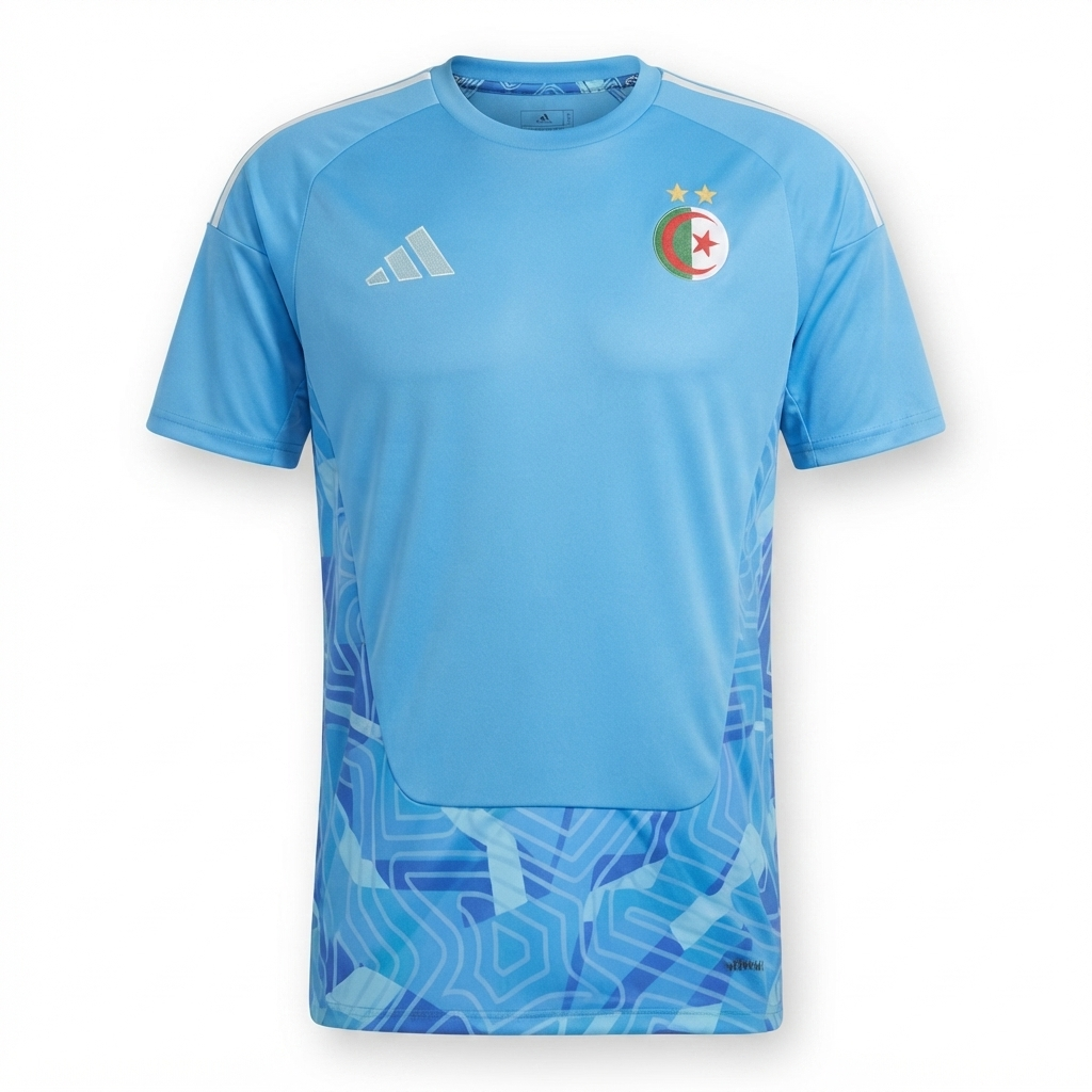 Camisa Seleção Argélia Goleiro II 26/27 - Torcedor Adidas Masculina - Azul