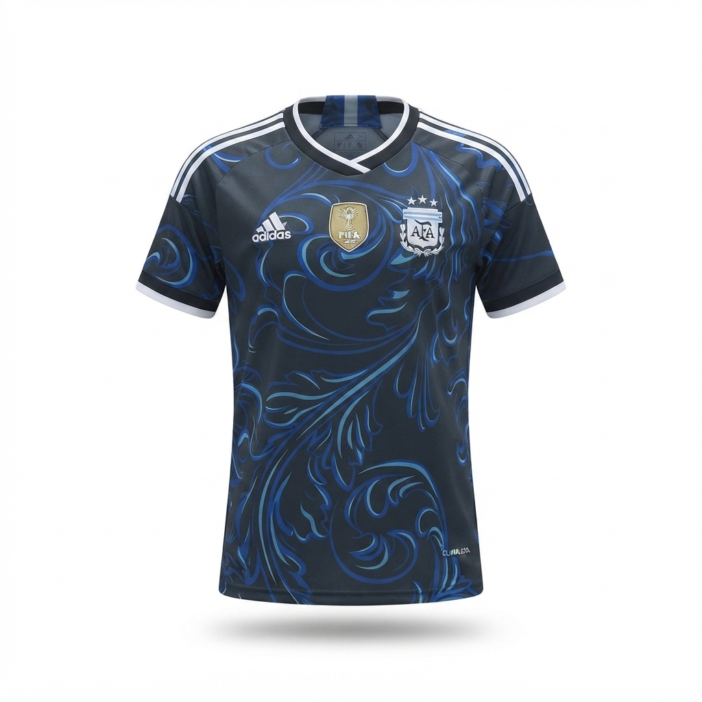 Camisa Seleção Argentina II 26/27 - Torcedor Adidas Feminina - Azul marinho com