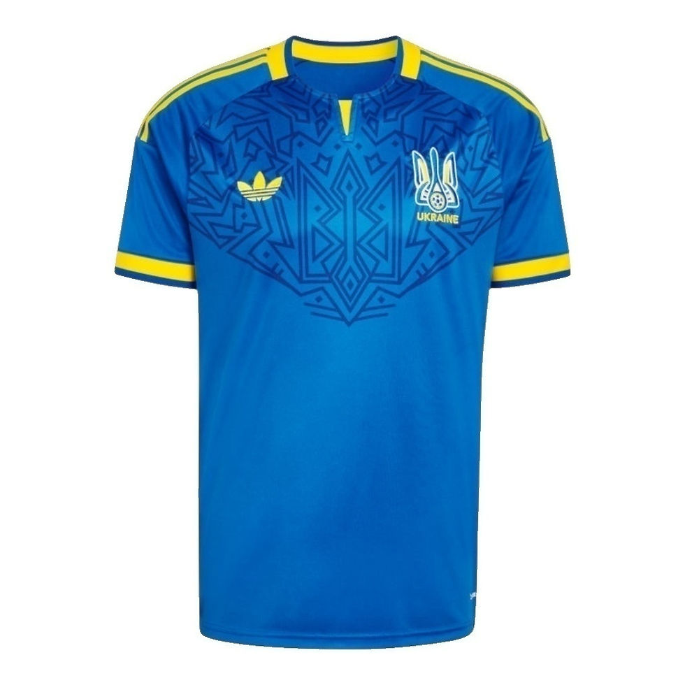 Miniatura: Camisa Seleção Ucrânia II 26/27 - Torcedor Adidas Masculina - Azul