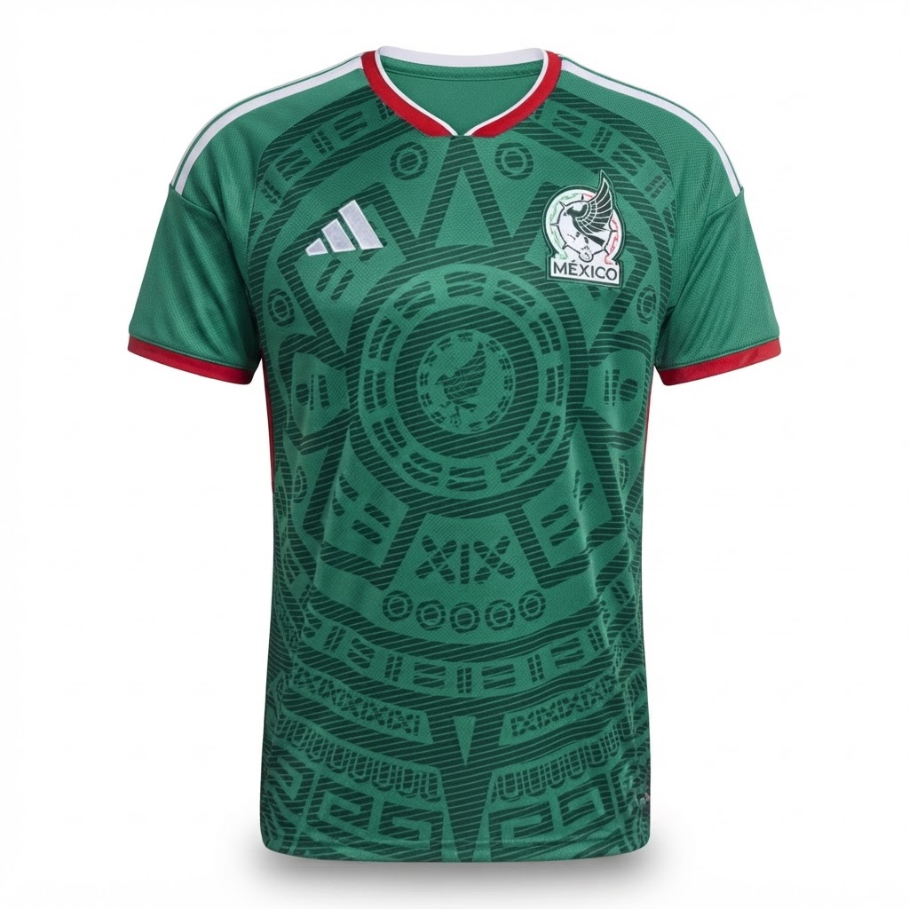 Camisa Seleção México I 26/27 - Torcedor Adidas Masculina - Verde