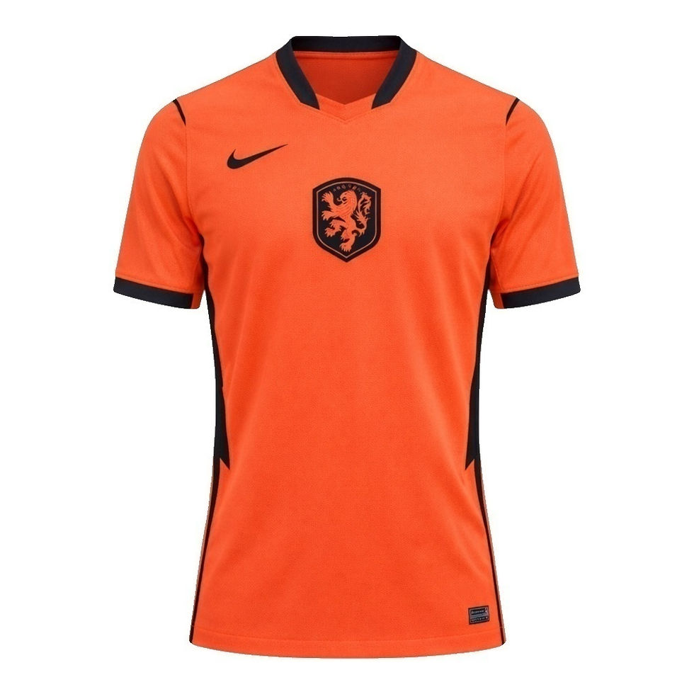 Miniatura: Camisa Seleção Holanda I 26/27 - Torcedor Nike Masculina - Laranja