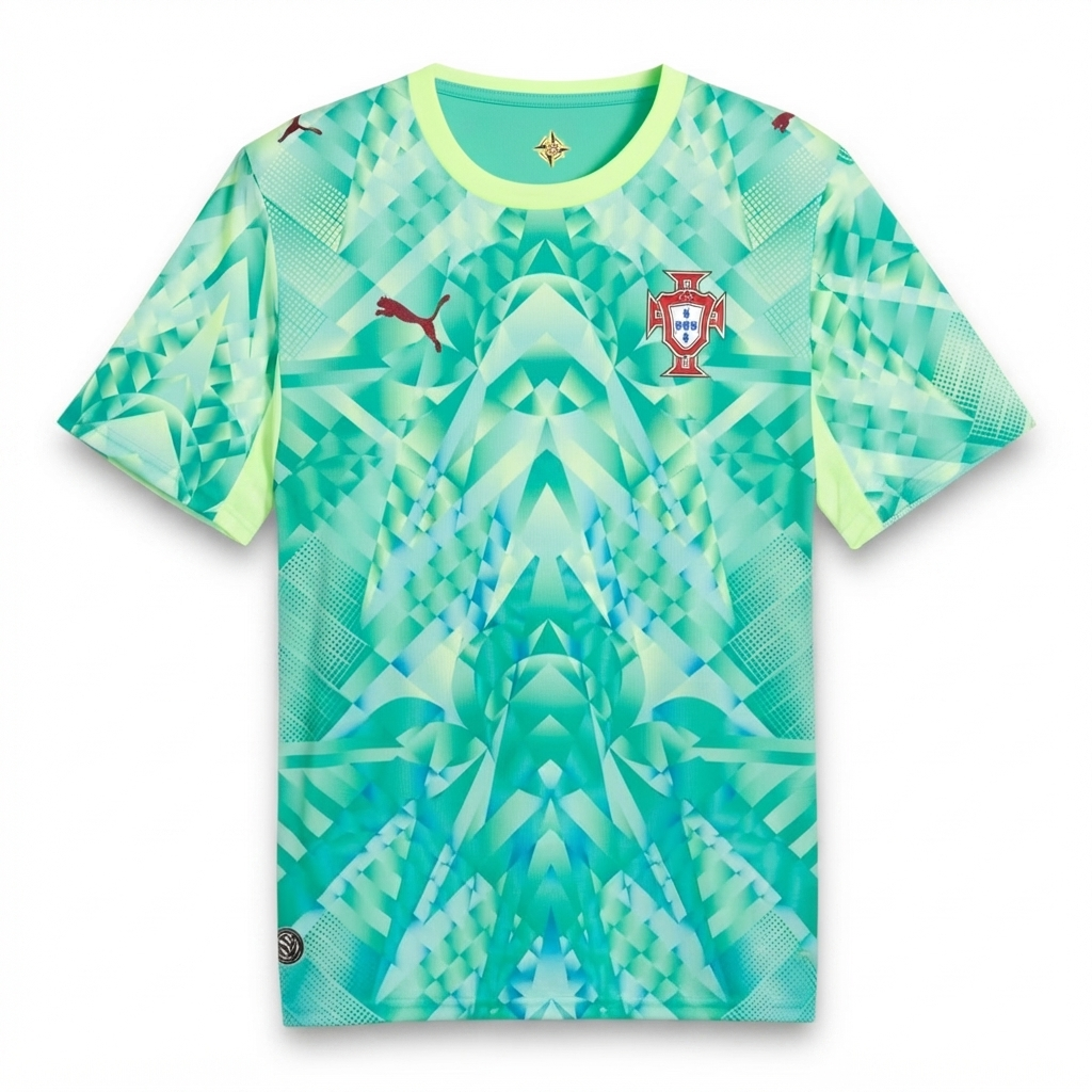 Camisa Seleção Portugal Goleiro II 26/27 - Torcedor Puma Masculina - Verde