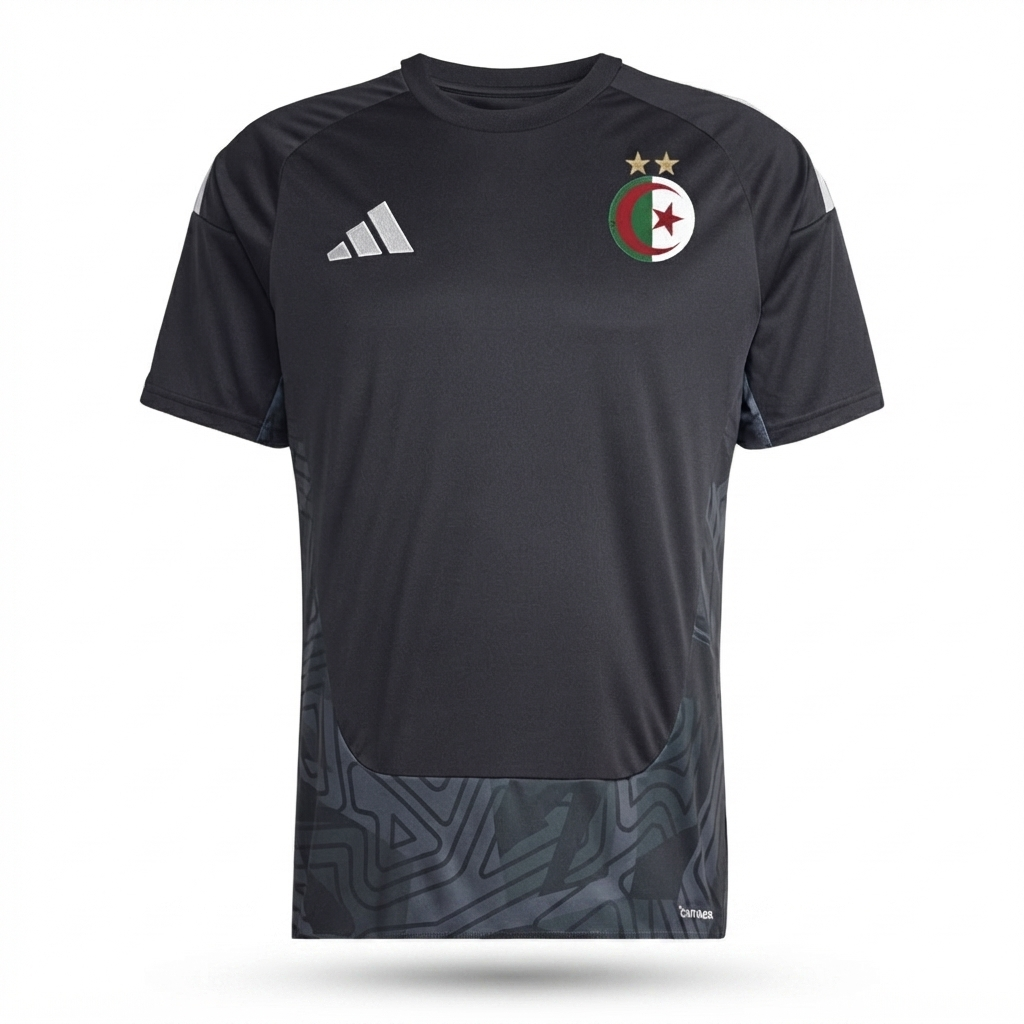 Camisa Seleção Argélia Goleiro I 26/27 - Torcedor Adidas Masculina - Preta