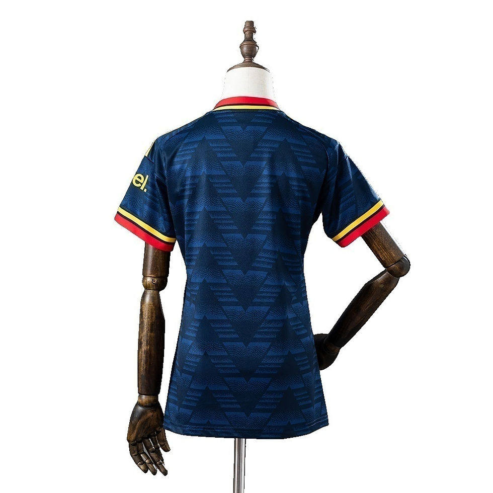 Miniatura: Camisa Arsenal II 26/27 - Torcedor Adidas Feminina - Azul com detalhes em