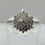 Thumbnail: 18ct White Gold 0.40ct Diamond Cluster Ring - Size J 1/2