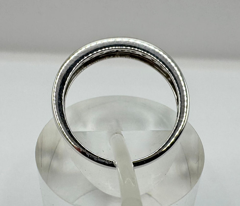 Thumbnail: 18ct White Gold 0.30ct Diamond Half Eternity Ring - Size L 1/2