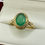 Thumbnail: 9ct Gold 1.0ct Oval Cut Emerald Ring - Size N 1/2