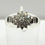 Thumbnail: 9ct White Gold 0.30ct Diamond Flower Ring - Size J