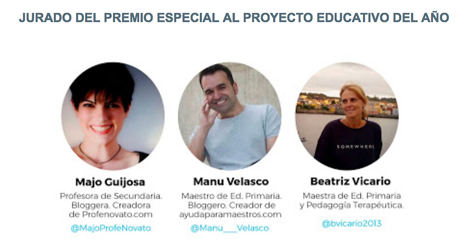 Jurado del premio al proyecto del añ