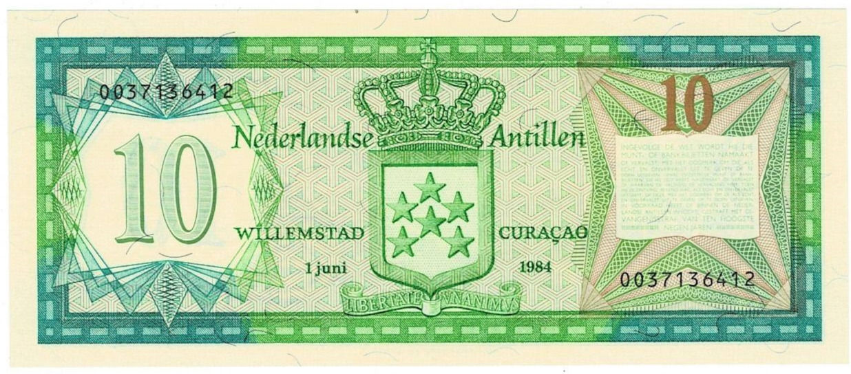 Nederlandse Antillen, 10 gulden 1984 - UNC
