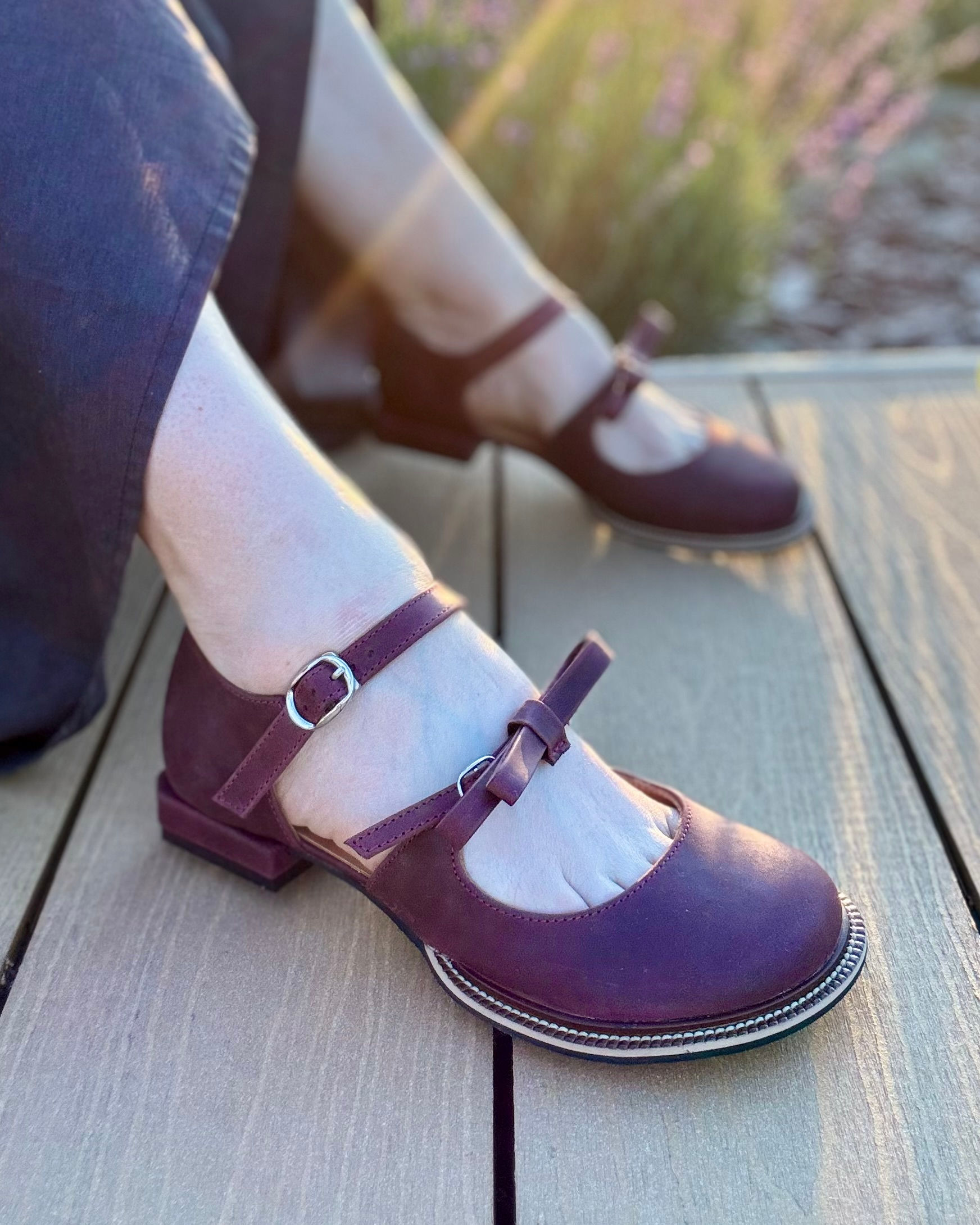 Buty damskie skórzane