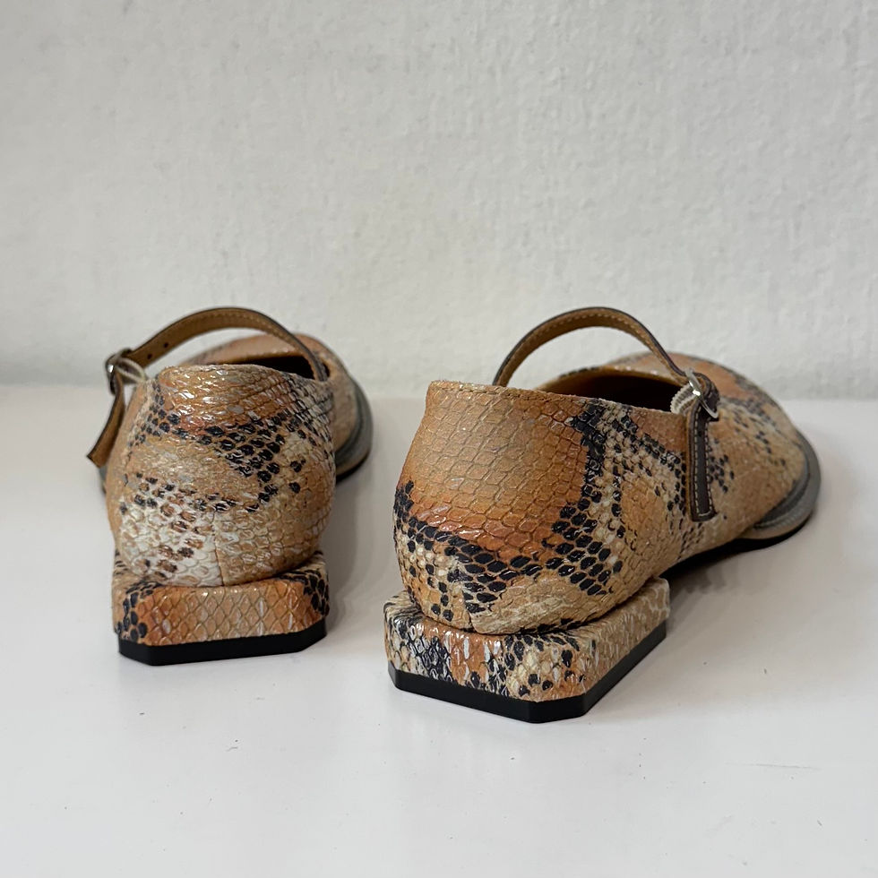 Thumbnail: Women's leather shoes "Mary Jane"